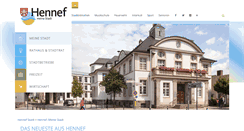 Desktop Screenshot of hennef.de